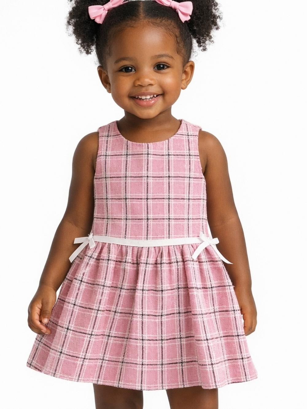 Janie and Jack Pink Plaid Dress 2T Toddler Girl Party Preppy Spring Summer
